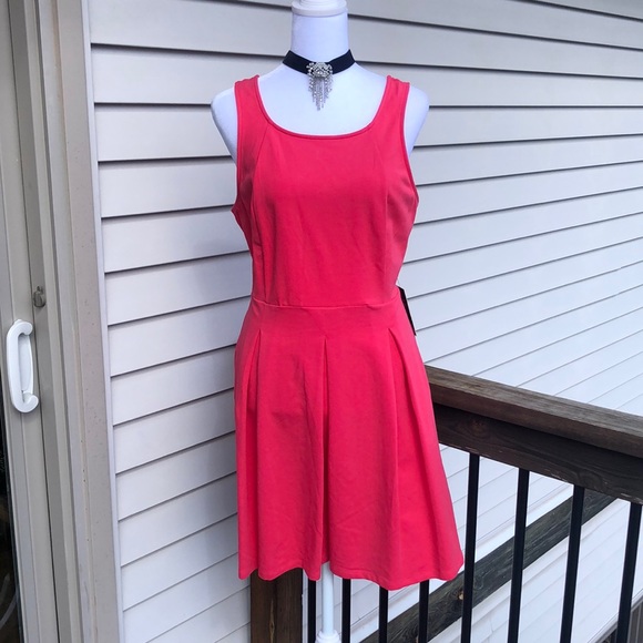 Express Dresses & Skirts - Coral Skater by Express